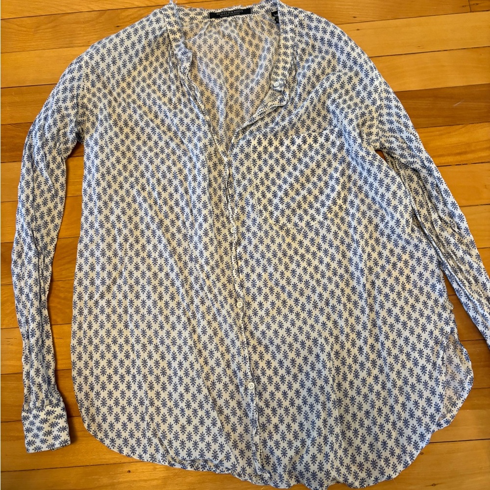 Women’s Scotch & Soda Blue Patterned Shirt